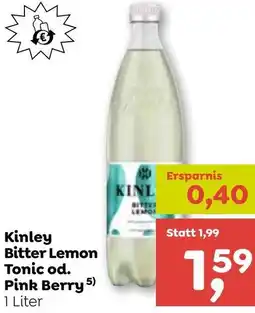 ADEG Kinley Bitter Lemon Tonic od. Pink Berry Angebot