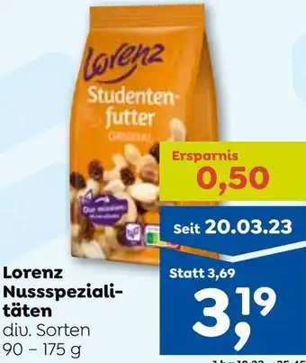 ADEG Lorenz Nussspeziali- täten Angebot