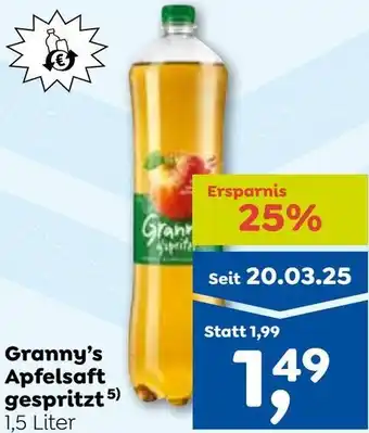ADEG Granny's Apfelsaft gespritzt Angebot