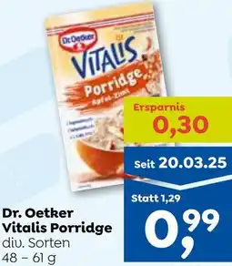 ADEG Dr. Oetker Vitalis Porridge Angebot