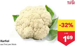 MPreis Karfiol Angebot