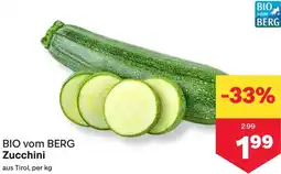 MPreis BIO vom BERG Zucchini Angebot
