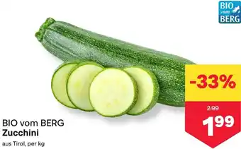 MPreis BIO vom BERG Zucchini Angebot