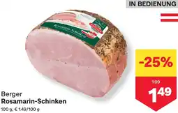 MPreis Berger Rosamarin-Schinken Angebot