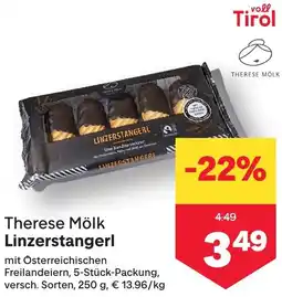 MPreis Therese Mölk Linzerstangerl Angebot
