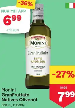 MPreis Monini GranFruttato Natives Olivenöl Angebot