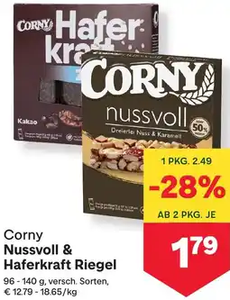 MPreis Corny Nussvoll & Haferkraft Riegel Angebot