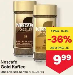 MPreis Nescafé Gold Kaffee Angebot