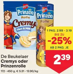 MPreis De Beukelaer Cremys oder Prinzenrolle Angebot