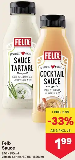 MPreis Felix Sauce Angebot