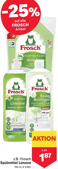MPreis Frosch Spülmittel Limone Angebot