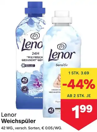 MPreis Lenor Weichspüler Angebot