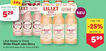 MPreis Lillet ready to drink white peach oder berry Angebot