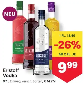MPreis Eristoff vodka Angebot