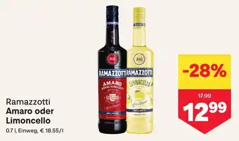MPreis Ramazzotti amaro oder limoncello Angebot