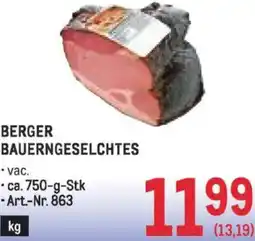 Metro Berger bauerngeselchtes Angebot