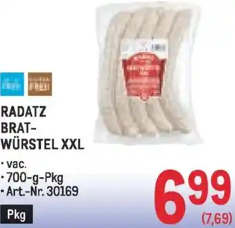 Metro Radatz brat- würstel Angebot