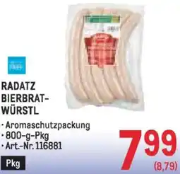 Metro Radatz bierbrat- würstl Angebot
