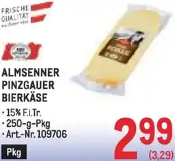 Metro Almsenner pinzgauer bierkäse Angebot