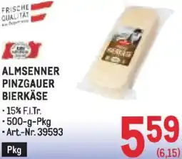 Metro Almsenner pinzgauer bierkäse Angebot