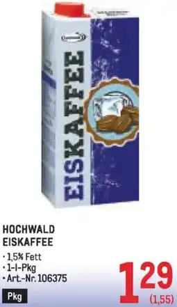 Metro Hochwald eiskaffee Angebot