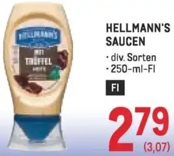 Metro Hellmann's saucen Angebot