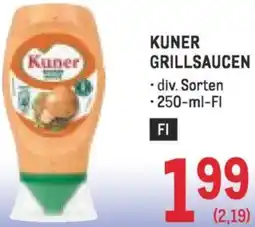 Metro Kuner grillsaucen Angebot