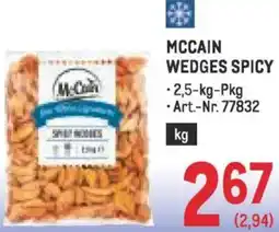 Metro Mccain wedges spicy Angebot