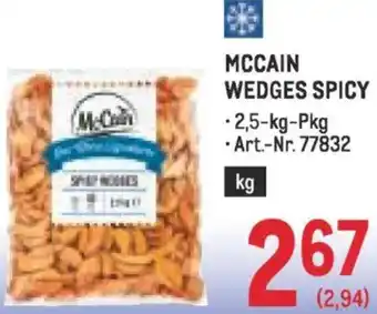 Metro Mccain wedges spicy Angebot