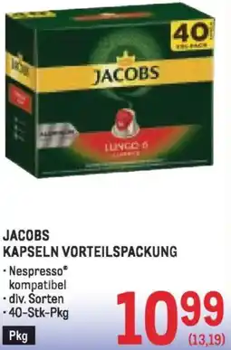 Metro Jacobs kapseln vorteilspackung Angebot