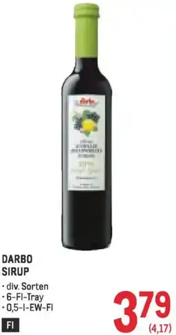 Metro Darbo sirup Angebot