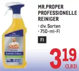 Metro Mr.proper professionelle reiniger Angebot