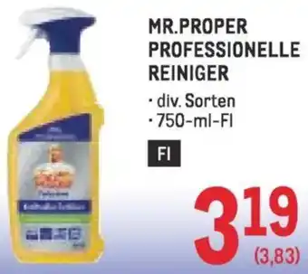 Metro Mr.proper professionelle reiniger Angebot