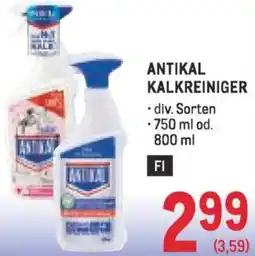 Metro Antikal kalkreiniger Angebot