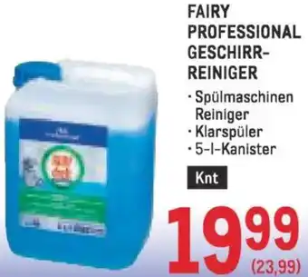 Metro Fairy professional geschirr- reiniger Angebot