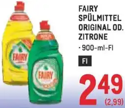 Metro Fairy spülmittel original od. zitrone Angebot
