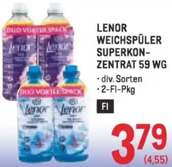 Metro Lenor weichspüler superkon- zentrat Angebot