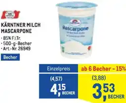 Metro Kärntner milch mascarpone Angebot