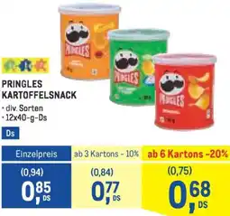 Metro Pringles kartoffelsnack Angebot