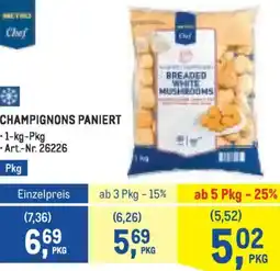 Metro Champignons paniert Angebot