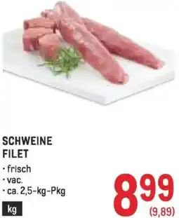 Metro Schweine filet Angebot
