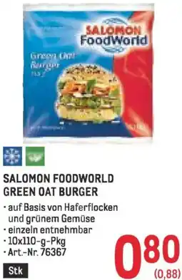 Metro Salomon foodworld green oat burger Angebot