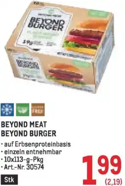Metro Beyond meat beyond burger Angebot