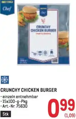 Metro Crunchy chicken burger Angebot