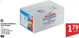 Metro Salomon foodworld giant burger Angebot