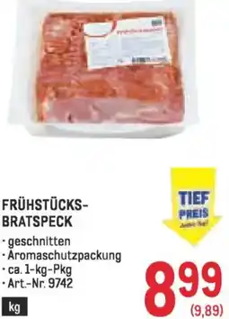 Metro Frühstücks- bratspeck Angebot