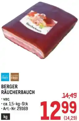 Metro Berger räucherbauch Angebot