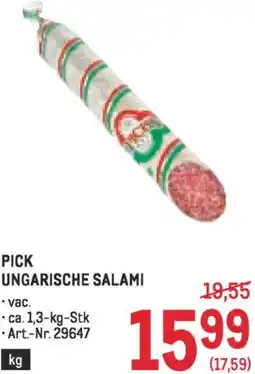 Metro Pick ungarische salami Angebot