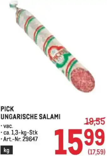 Metro Pick ungarische salami Angebot