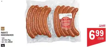Metro Radatz käsekrainer Angebot